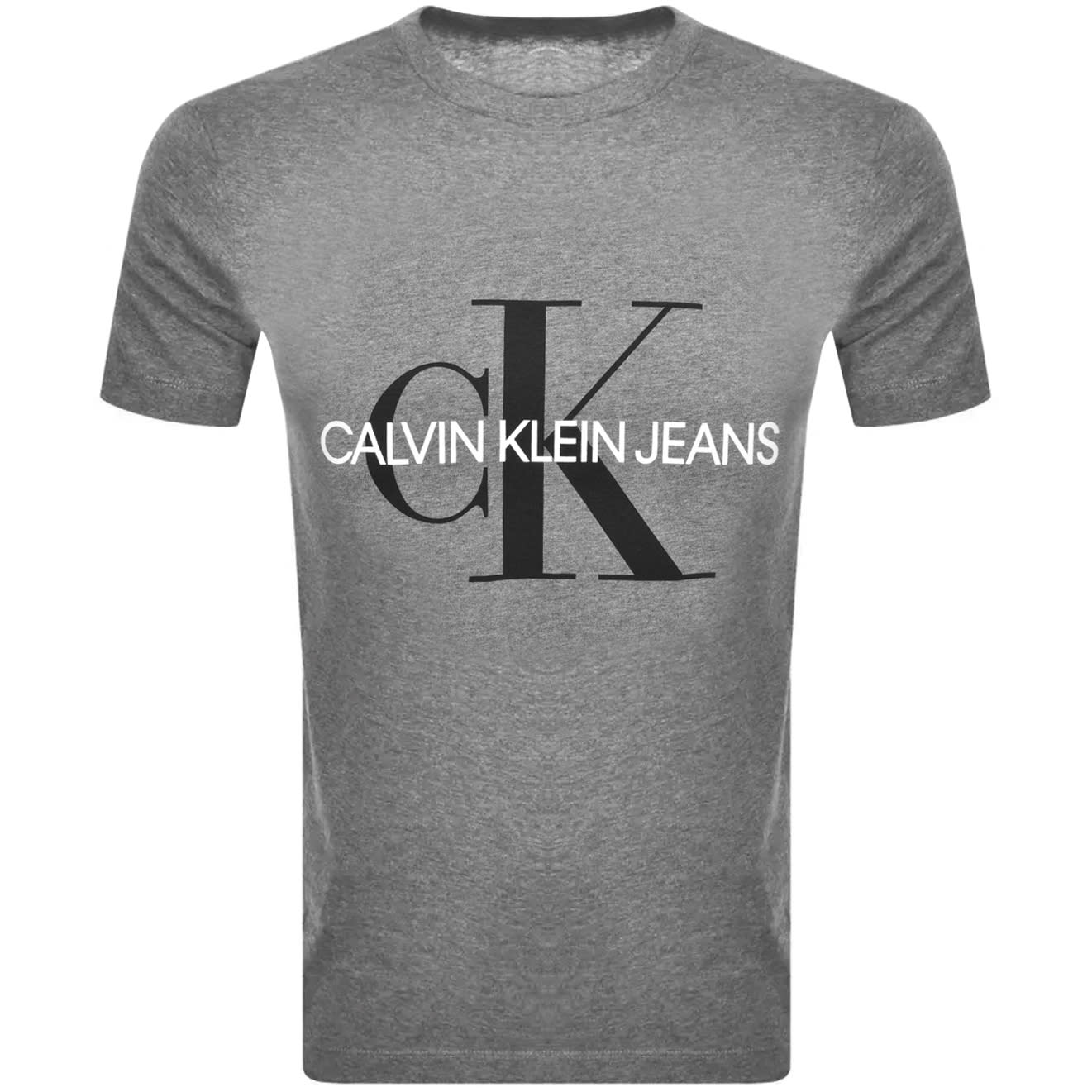 Alternative Image for ProductCalvin Klein Jeans Slim Monogram Logo T Shirt Grey1